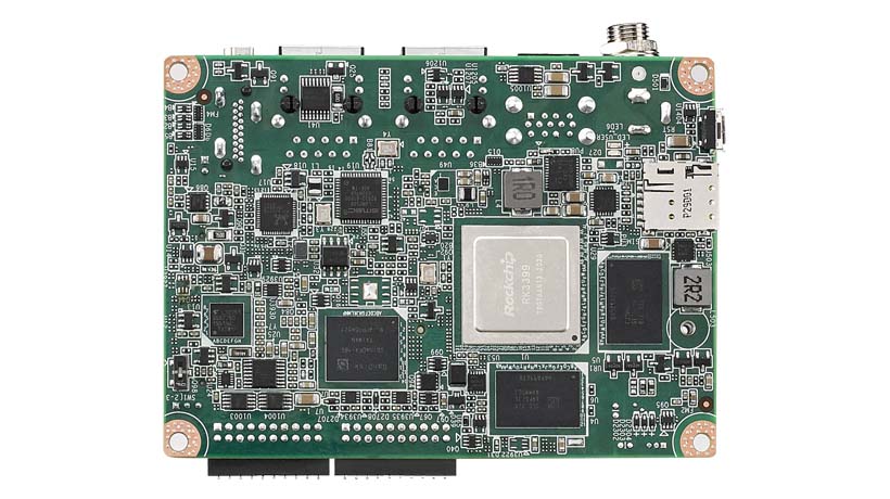 Embedded SBC with Rockchip RK3399 Cortex-A72 2.5" and UIO40-Express